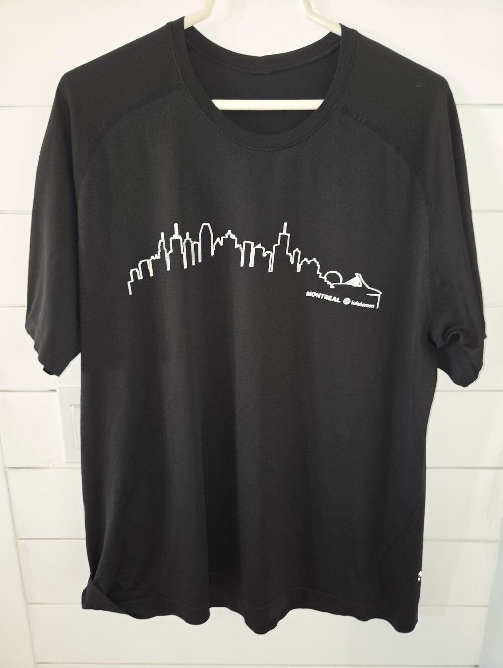 Lululemon Black Montreal Skyline Graphic Men's Shirt